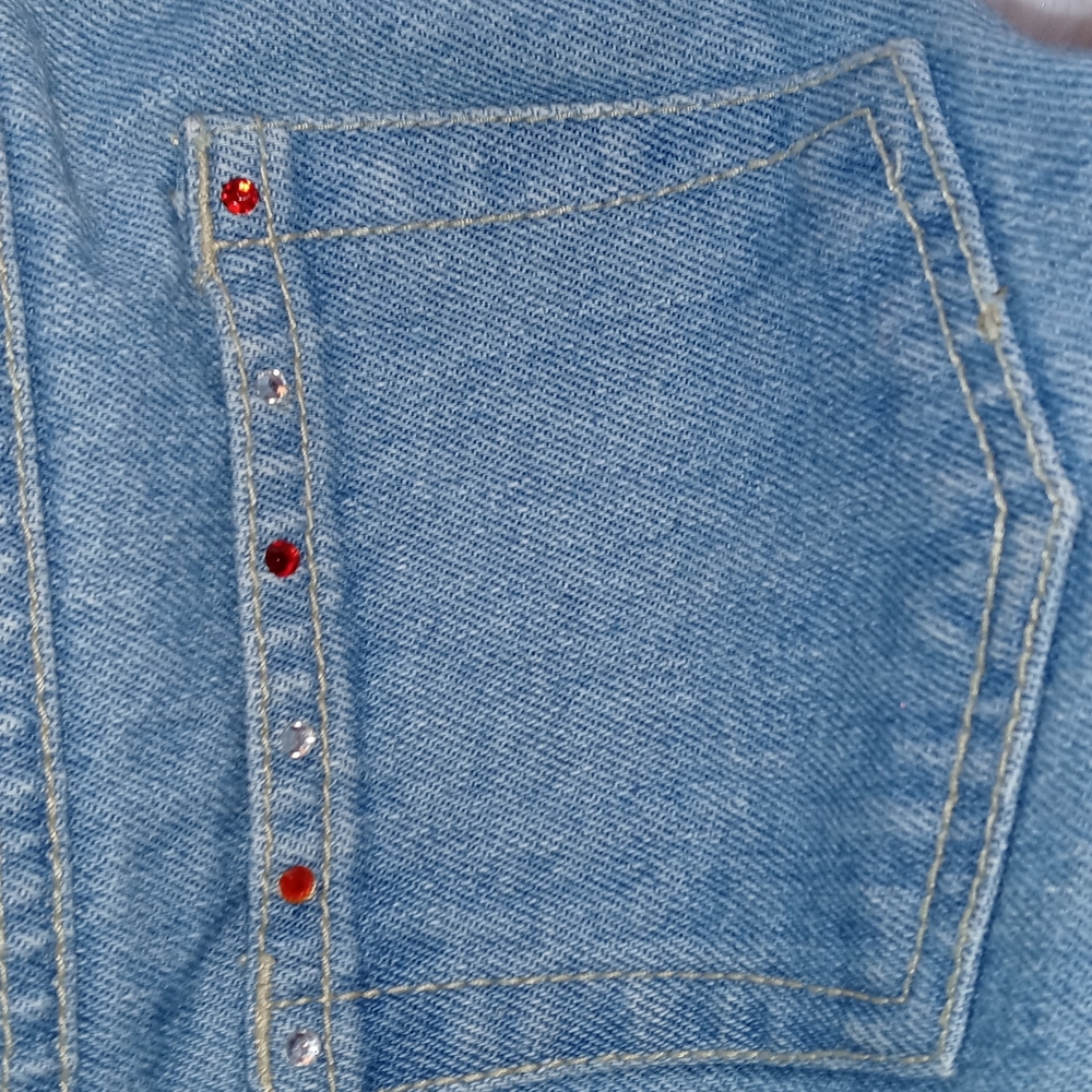 ABJ JEANS Jean Denim Purse with Belt - Picture 5 of 10